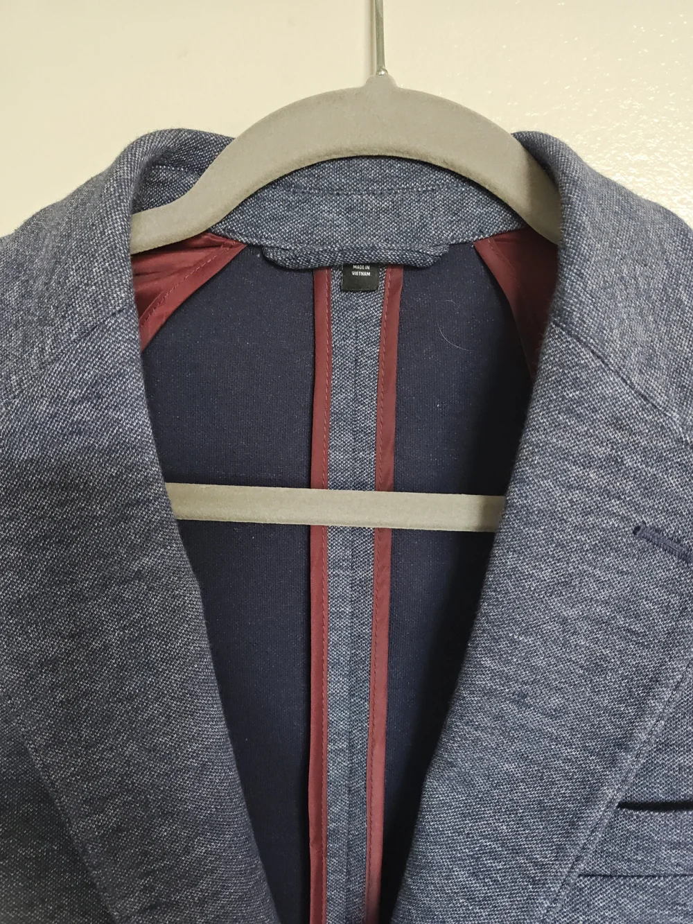 Bonobos Heathered Navy Knit Sport Coat